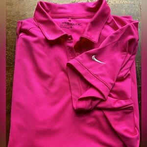 Magenta Nike Golf Polo